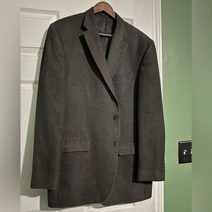 Chaps Gray Charcoal Sport Coat Blazer 44L
